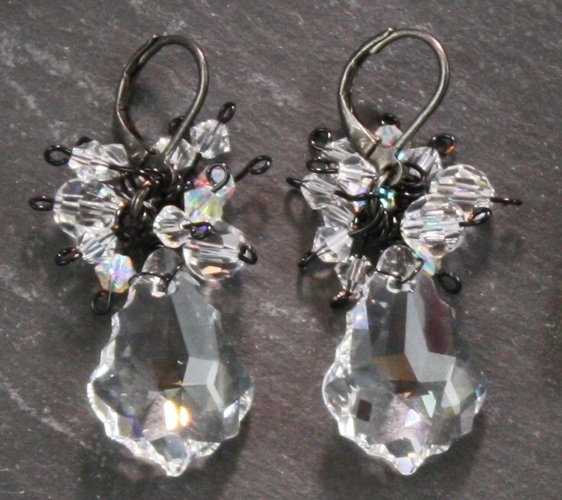Anna Crystal Earrings - Click Image to Close