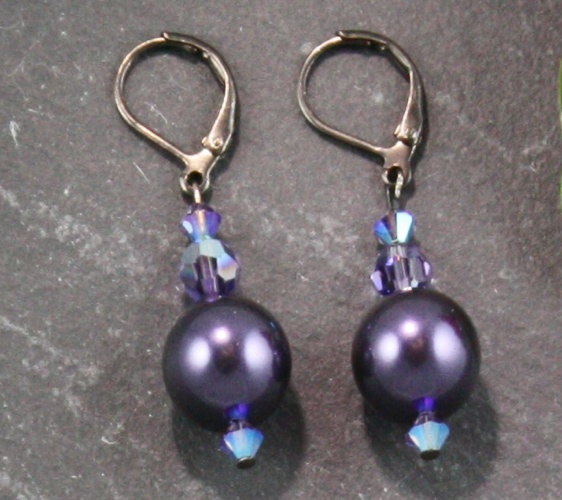 Coco Purple Earrings